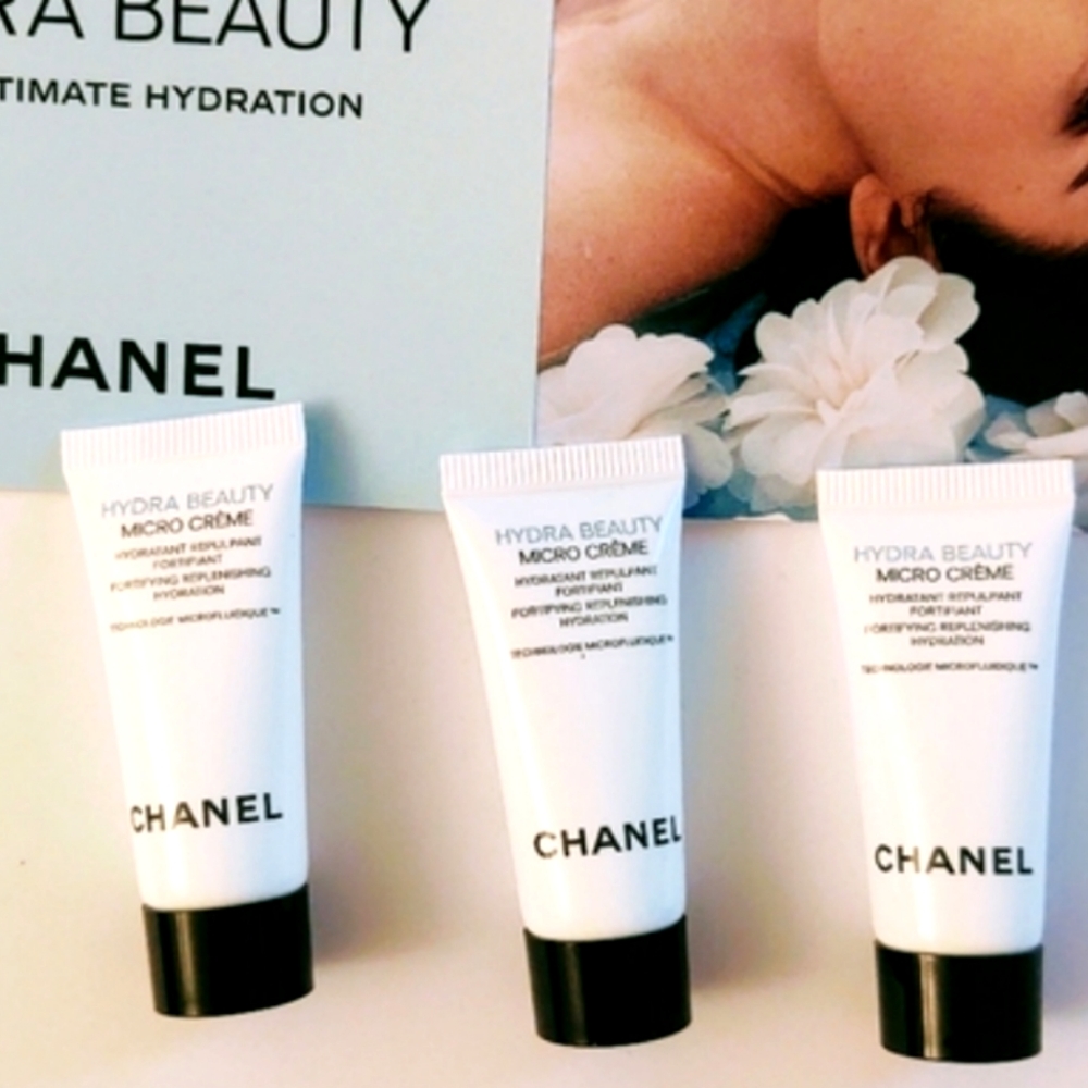 Chanel hydra beauty creme sampler X 3 tubes, BN!